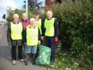 From left, Rotarians Keith Merry, Neville Thornhill, Dianne Wilson Bill Whittaker and David Turner.